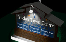 Trucker Town Center Sign